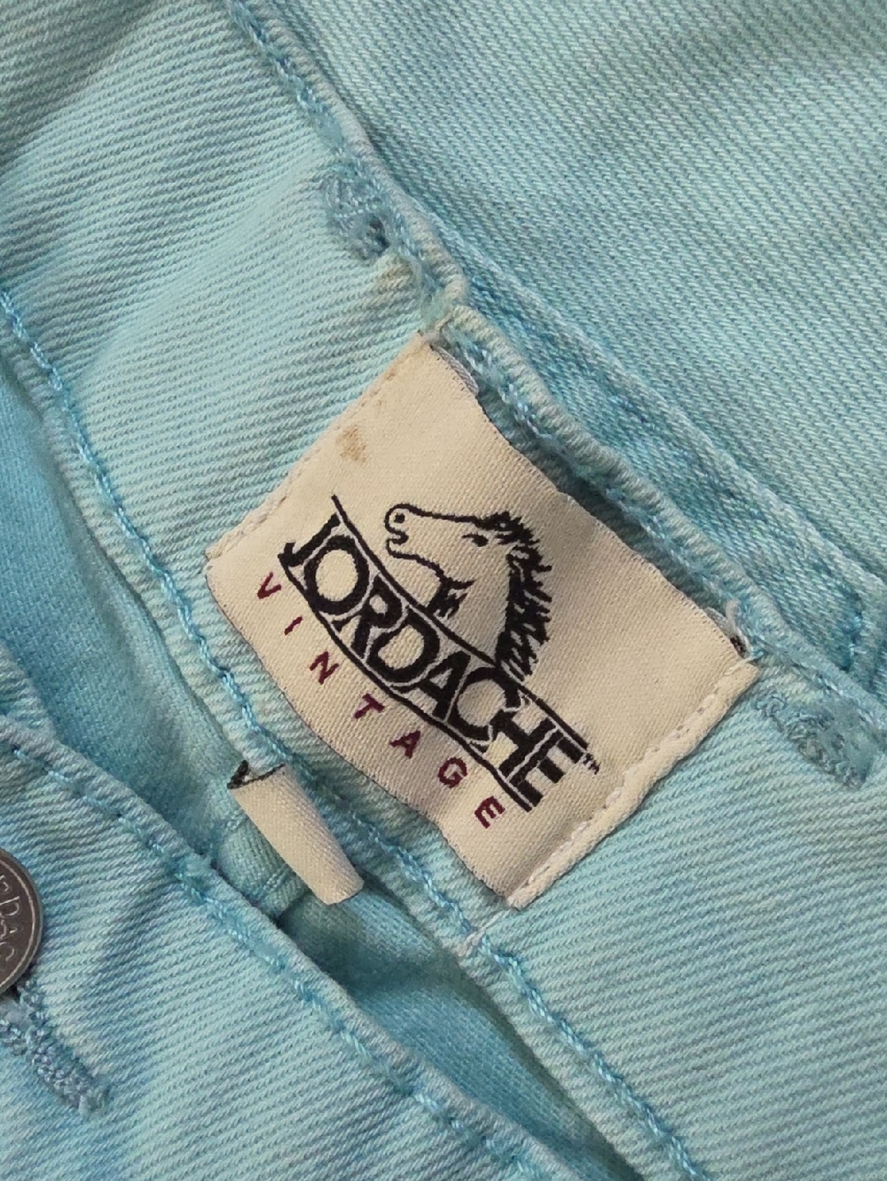 NEW Jordache Vintage 90s Straight Leg Jeans - Size 10 (FLAWED) - Picture 9 of 10